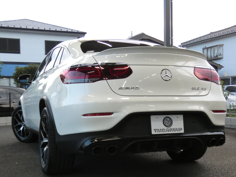 AMG GLCクーペ GLC43 4MATIC ｸｰﾍﾟ ﾚｻﾞｰｴｸｽｸﾙｰｼﾌﾞ&ﾚｰﾀﾞｰｾｰﾌﾃｨPKG　後期 390ps meｺﾈｸﾄ 黒革/ﾋｰﾀｰ/ﾍﾞﾝﾁﾚｰﾀｰ/ﾏｯｻｰｼﾞ ｻﾝﾙｰﾌ MBUXﾅﾋﾞ 地ﾃﾞｼﾞ 360ｶﾒﾗ ﾍｯﾄﾞｱｯﾌﾟD 360度ﾄﾞﾗﾚｺ Burmester ｴｱﾊﾞﾗﾝｽPKG LEDﾍｯﾄﾞﾗｲﾄ AMGｴｱﾛ/20ｲﾝﾁAW　2年保証付