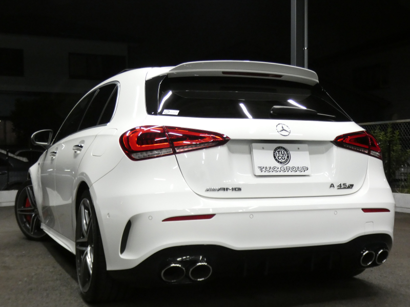 AMG Aクラス A45 S 4MATIC+ ｱﾄﾞﾊﾞﾝｽﾄﾞ&ﾅﾋﾞｹﾞｰｼｮﾝ&ﾚｰﾀﾞｰｾｰﾌﾃｨPKG　421ps AMGﾊﾟﾌｫｰﾏﾝｽｽﾃｱﾘﾝｸﾞ AMGｴｱﾛ&19ｲﾝﾁAW 赤黒革/ﾋｰﾀｰ ﾊﾟﾉﾗﾏSR MBUXﾅﾋﾞ 地ﾃﾞｼﾞ 360ｶﾒﾗ F&R&360度ﾄﾞﾗﾚｺ Burmester ﾍｯﾄﾞｱｯﾌﾟD LEDﾍｯﾄﾞﾗｲﾄ　新車保証継承可能