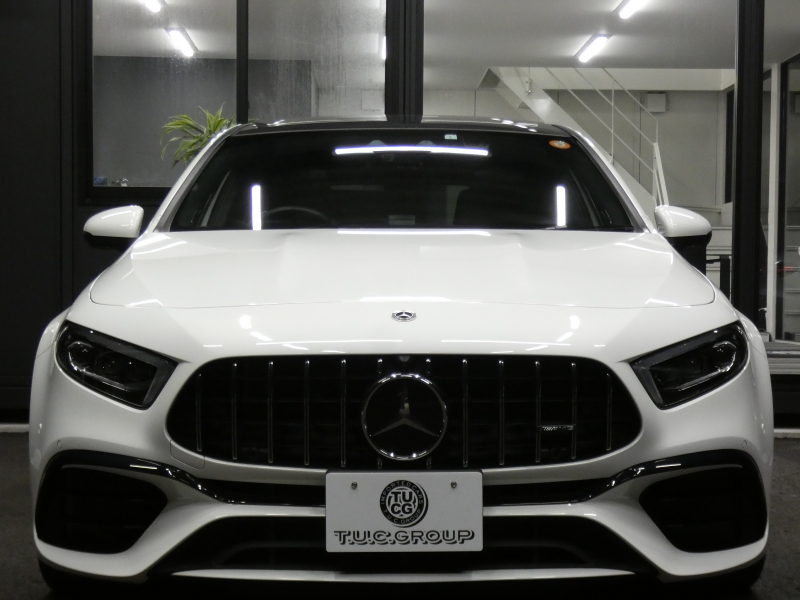 AMG Aクラス A45 S 4MATIC+ ｱﾄﾞﾊﾞﾝｽﾄﾞ&ﾅﾋﾞｹﾞｰｼｮﾝ&ﾚｰﾀﾞｰｾｰﾌﾃｨPKG　421ps AMGﾊﾟﾌｫｰﾏﾝｽｽﾃｱﾘﾝｸﾞ AMGｴｱﾛ&19ｲﾝﾁAW 赤黒革/ﾋｰﾀｰ ﾊﾟﾉﾗﾏSR MBUXﾅﾋﾞ 地ﾃﾞｼﾞ 360ｶﾒﾗ F&R&360度ﾄﾞﾗﾚｺ Burmester ﾍｯﾄﾞｱｯﾌﾟD LEDﾍｯﾄﾞﾗｲﾄ　新車保証継承可能