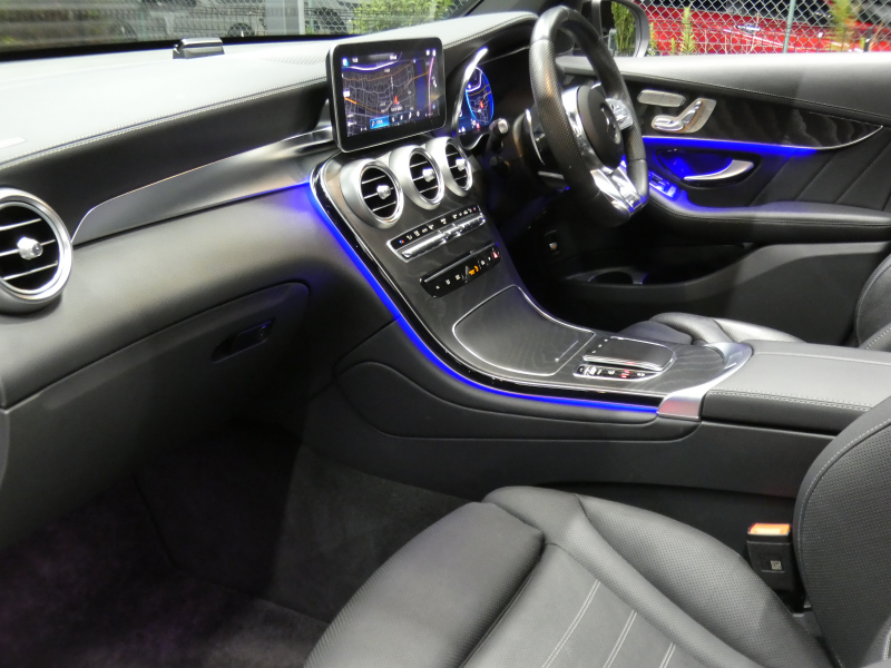 AMG GLCクーペ GLC43 4MATIC ｸｰﾍﾟ ﾚｻﾞｰｴｸｽｸﾙｰｼﾌﾞ&ﾚｰﾀﾞｰｾｰﾌﾃｨPKG　後期 1ｵｰﾅｰ 390ps AMGﾊﾟﾌｫｰﾏﾝｽｴｸﾞｿﾞｰｽﾄ AMGｴｱﾛ&20AW meｺﾈｸﾄ 黒革 ｻﾝﾙｰﾌ MBUXﾅﾋﾞ 地ﾃﾞｼﾞ 360ｶﾒﾗ ﾍｯﾄﾞｱｯﾌﾟD ｴｱﾊﾞﾗﾝｽPKG ﾄﾞﾗﾚｺ LEDﾍｯﾄﾞﾗｲﾄ　新車保証継承可能