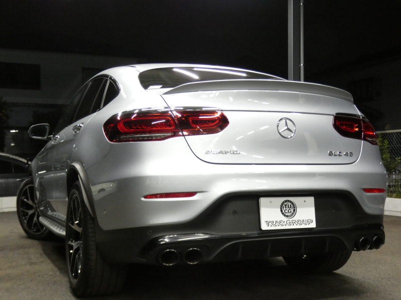 AMG GLCクーペ GLC43 4MATIC ｸｰﾍﾟ ﾚｻﾞｰｴｸｽｸﾙｰｼﾌﾞ&ﾚｰﾀﾞｰｾｰﾌﾃｨPKG　後期 1ｵｰﾅｰ 390ps AMGﾊﾟﾌｫｰﾏﾝｽｴｸﾞｿﾞｰｽﾄ AMGｴｱﾛ&20AW meｺﾈｸﾄ 黒革 ｻﾝﾙｰﾌ MBUXﾅﾋﾞ 地ﾃﾞｼﾞ 360ｶﾒﾗ ﾍｯﾄﾞｱｯﾌﾟD ｴｱﾊﾞﾗﾝｽPKG ﾄﾞﾗﾚｺ LEDﾍｯﾄﾞﾗｲﾄ　新車保証継承可能
