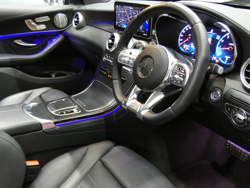 AMG GLC GLC43 4MATIC ﾚｻﾞｰｴｸｽｸﾙｰｼﾌﾞ&ﾚｰﾀﾞｰｾｰﾌﾃｨPKG　後期 390ps meｺﾈｸﾄ 黒革/ﾋｰﾀｰ/ﾍﾞﾝﾁﾚｰﾀｰ ﾊﾟﾉﾗﾏSR MBUXﾅﾋﾞ 地ﾃﾞｼﾞ 360ｶﾒﾗ ﾍｯﾄﾞｱｯﾌﾟD 前後ﾄﾞﾗﾚｺ Burmester ｴｱﾊﾞﾗﾝｽPKG LEDﾍｯﾄﾞﾗｲﾄ AMGｴｱﾛ/20ｲﾝﾁAW　2年保証付