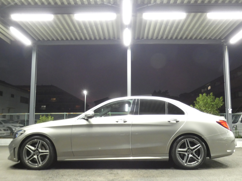 メルセデスベンツ Cクラス C200 ﾛｰﾚｳｽｴﾃﾞｨｼｮﾝ ｽﾎﾟｰﾂﾌﾟﾗｽ&ﾚｰﾀﾞｰｾｰﾌﾃｨPKG　後期最終 特別仕様  BSG搭載 9速AT meｺﾈｸﾄ 黒革 ﾊﾟﾉﾗﾏSR HDDﾅﾋﾞ 地ﾃﾞｼﾞ Appleｶｰﾌﾟﾚｲ Bｶﾒﾗ ﾍｯﾄﾞｱｯﾌﾟD 液晶ﾒｰﾀｰ LEDﾍｯﾄﾞﾗｲﾄ 自動ﾄﾗﾝｸ AMGｴｱﾛ&18AW　2年保証付