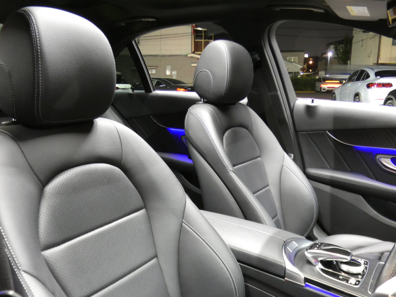 メルセデスベンツ Cクラス C200 ﾛｰﾚｳｽｴﾃﾞｨｼｮﾝ ｽﾎﾟｰﾂﾌﾟﾗｽ&ﾚｰﾀﾞｰｾｰﾌﾃｨPKG　後期最終 特別仕様  BSG搭載 9速AT meｺﾈｸﾄ 黒革 ﾊﾟﾉﾗﾏSR HDDﾅﾋﾞ 地ﾃﾞｼﾞ Appleｶｰﾌﾟﾚｲ Bｶﾒﾗ ﾍｯﾄﾞｱｯﾌﾟD 液晶ﾒｰﾀｰ LEDﾍｯﾄﾞﾗｲﾄ 自動ﾄﾗﾝｸ AMGｴｱﾛ&18AW　2年保証付