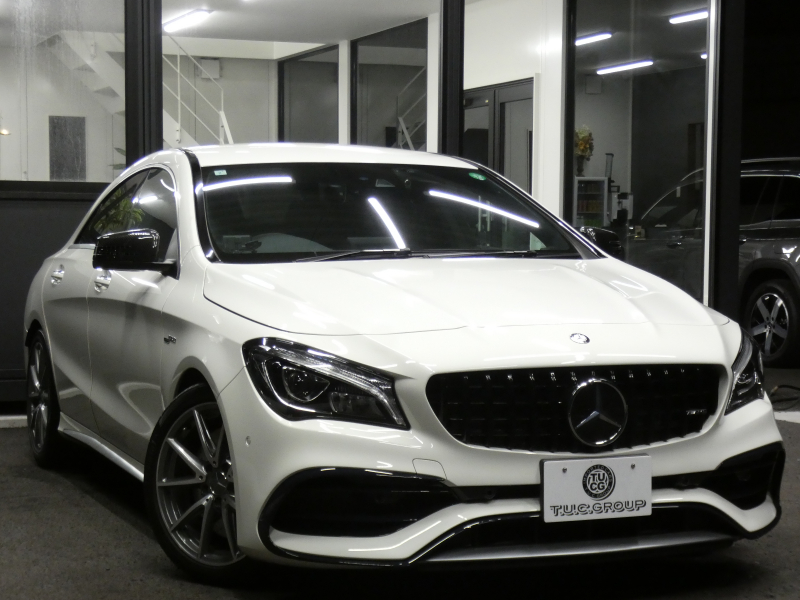 AMG CLAクラス CLA45 4MATIC AMGｱﾄﾞﾊﾞﾝｽﾄﾞ&ﾚｰﾀﾞｰｾｰﾌﾃｨPKG　後期 381ps ｷｰﾚｽｺﾞｰ ﾊﾟﾌｫｰﾏﾝｽｼｰﾄ&可変ﾊﾟﾌｫｰﾏﾝｽｴｸﾞｿﾞｰｽﾄ AMGｴｱﾛ&18AW ﾅﾋﾞTV Aｶｰﾌﾟﾚｲ Bｶﾒﾗ harman/kardon LEDﾍｯﾄﾞﾗｲﾄ/ｵｰﾄHB　2年保証付