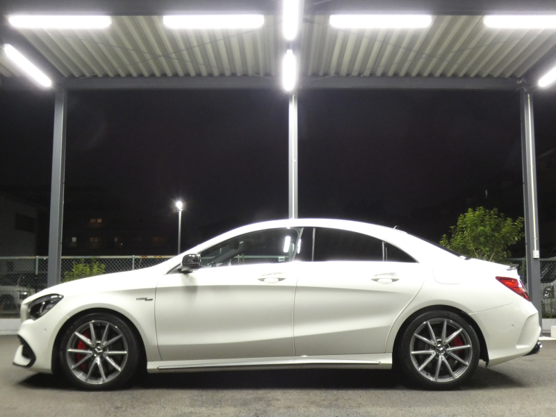 AMG CLAクラス CLA45 4MATIC AMGｱﾄﾞﾊﾞﾝｽﾄﾞ&ﾚｰﾀﾞｰｾｰﾌﾃｨPKG　後期 381ps ｷｰﾚｽｺﾞｰ ﾊﾟﾌｫｰﾏﾝｽｼｰﾄ&可変ﾊﾟﾌｫｰﾏﾝｽｴｸﾞｿﾞｰｽﾄ AMGｴｱﾛ&18AW ﾅﾋﾞTV Aｶｰﾌﾟﾚｲ Bｶﾒﾗ harman/kardon LEDﾍｯﾄﾞﾗｲﾄ/ｵｰﾄHB　2年保証付
