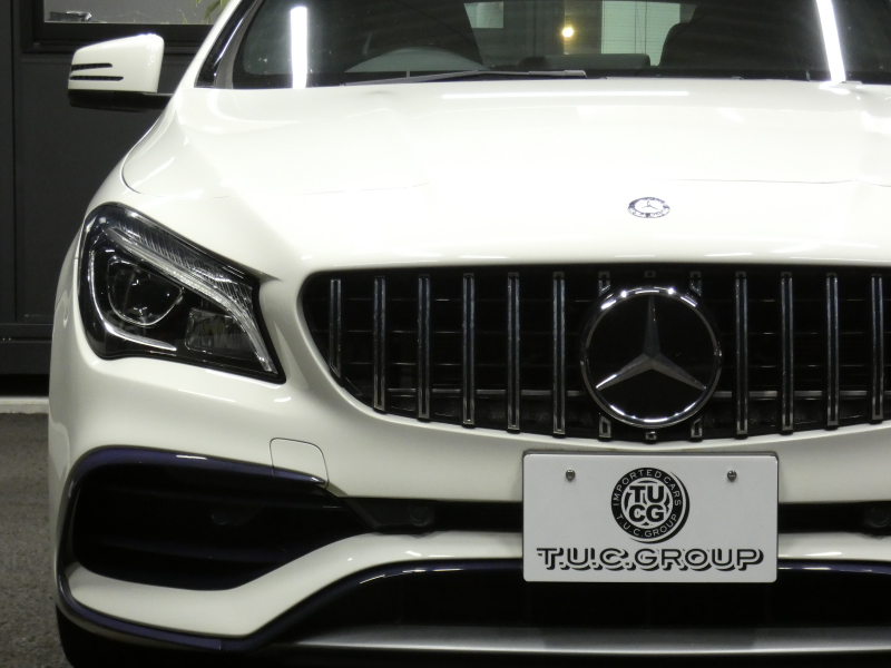 AMG CLAクラス CLA45 4MATIC ﾚｰｼﾝｸﾞｴﾃﾞｨｼｮﾝ ﾚｰﾀﾞｰｾｰﾌﾃｨPKG　後期 1ｵｰﾅｰ 90台限定車 381ps 半革 ﾅﾋﾞTV Aｶｰﾌﾟﾚｲ Bｶﾒﾗ ﾀﾞｲﾅﾐｯｸｾﾚｸﾄ LEDﾗｲﾄ ｱﾀﾞﾌﾟﾃｨﾌﾞHB ﾊﾟﾄﾞﾙｼﾌﾄ AMGｴｱﾛ&18ｲﾝﾁAW　2年保証付