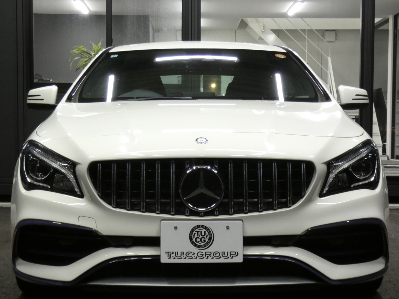 AMG CLAクラス CLA45 4MATIC ﾚｰｼﾝｸﾞｴﾃﾞｨｼｮﾝ ﾚｰﾀﾞｰｾｰﾌﾃｨPKG　後期 1ｵｰﾅｰ 90台限定車 381ps 半革 ﾅﾋﾞTV Aｶｰﾌﾟﾚｲ Bｶﾒﾗ ﾀﾞｲﾅﾐｯｸｾﾚｸﾄ LEDﾗｲﾄ ｱﾀﾞﾌﾟﾃｨﾌﾞHB ﾊﾟﾄﾞﾙｼﾌﾄ AMGｴｱﾛ&18ｲﾝﾁAW　2年保証付