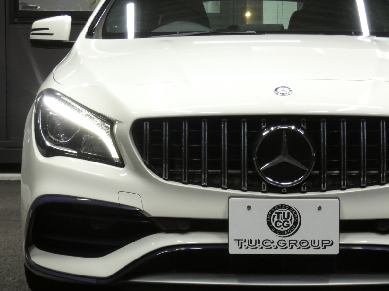 AMG CLAクラス CLA45 4MATIC ﾚｰｼﾝｸﾞｴﾃﾞｨｼｮﾝ ﾚｰﾀﾞｰｾｰﾌﾃｨPKG　後期 1ｵｰﾅｰ 90台限定車 381ps 半革 ﾅﾋﾞTV Aｶｰﾌﾟﾚｲ Bｶﾒﾗ ﾀﾞｲﾅﾐｯｸｾﾚｸﾄ LEDﾗｲﾄ ｱﾀﾞﾌﾟﾃｨﾌﾞHB ﾊﾟﾄﾞﾙｼﾌﾄ AMGｴｱﾛ&18ｲﾝﾁAW　2年保証付