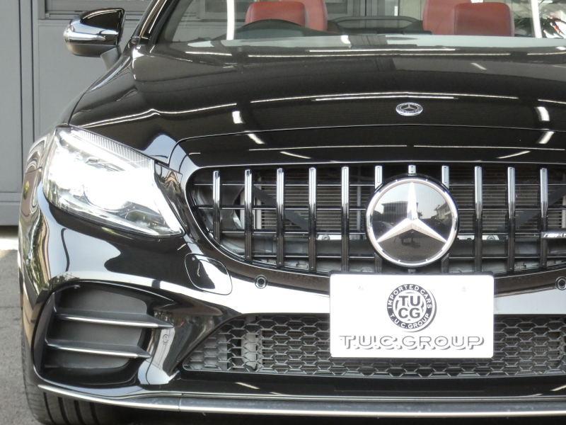 AMG Cクラス C43 4MATIC ｶﾌﾞﾘｵﾚ ﾚｰﾀﾞｰｾｰﾌﾃｨPKG　後期 390ps meｺﾈｸﾄ 社外ｴｸﾞｿﾞｰｽﾄ 赤本革 赤幌 HDDﾅﾋﾞ 地ﾃﾞｼﾞ Appleｶｰﾌﾟﾚｲ ﾍｯﾄﾞｱｯﾌﾟD Burmester ﾏﾙﾁﾋﾞｰﾑLEDﾍｯﾄﾞﾗｲﾄ ｱﾝﾋﾞｴﾝﾄｴｱｱｳﾄﾚｯﾄ　2年保証付