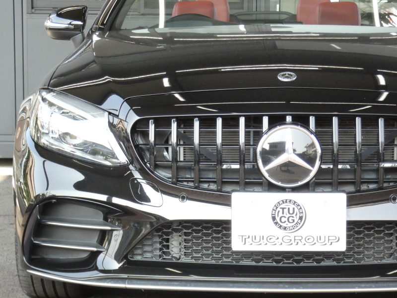 AMG Cクラス C43 4MATIC ｶﾌﾞﾘｵﾚ ﾚｰﾀﾞｰｾｰﾌﾃｨPKG　後期 390ps meｺﾈｸﾄ 社外ｴｸﾞｿﾞｰｽﾄ 赤本革 赤幌 HDDﾅﾋﾞ 地ﾃﾞｼﾞ Appleｶｰﾌﾟﾚｲ ﾍｯﾄﾞｱｯﾌﾟD Burmester ﾏﾙﾁﾋﾞｰﾑLEDﾍｯﾄﾞﾗｲﾄ ｱﾝﾋﾞｴﾝﾄｴｱｱｳﾄﾚｯﾄ　2年保証付