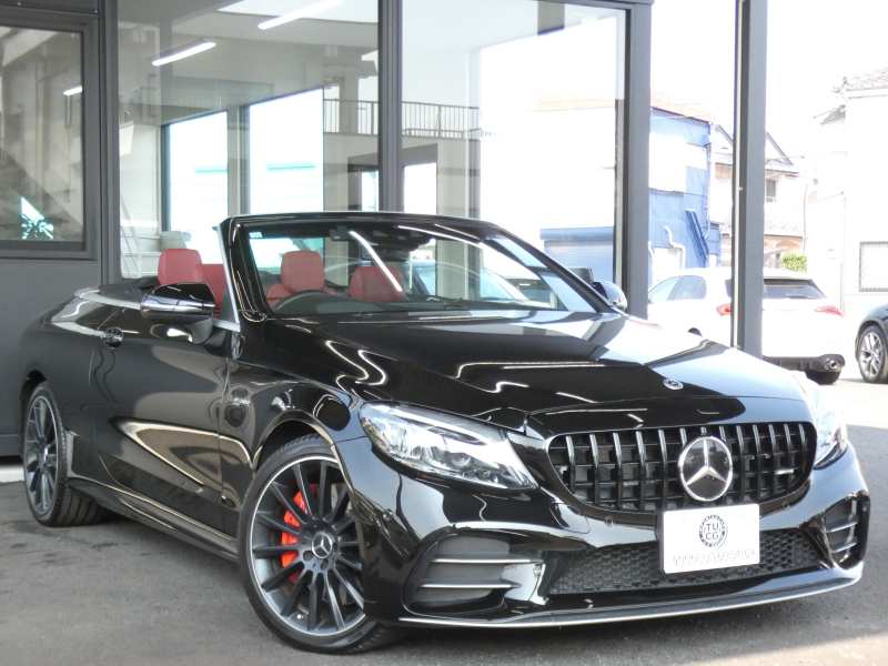 AMG Cクラス C43 4MATIC ｶﾌﾞﾘｵﾚ ﾚｰﾀﾞｰｾｰﾌﾃｨPKG　後期 390ps meｺﾈｸﾄ 社外ｴｸﾞｿﾞｰｽﾄ 赤本革 赤幌 HDDﾅﾋﾞ 地ﾃﾞｼﾞ Appleｶｰﾌﾟﾚｲ ﾍｯﾄﾞｱｯﾌﾟD Burmester ﾏﾙﾁﾋﾞｰﾑLEDﾍｯﾄﾞﾗｲﾄ ｱﾝﾋﾞｴﾝﾄｴｱｱｳﾄﾚｯﾄ　2年保証付