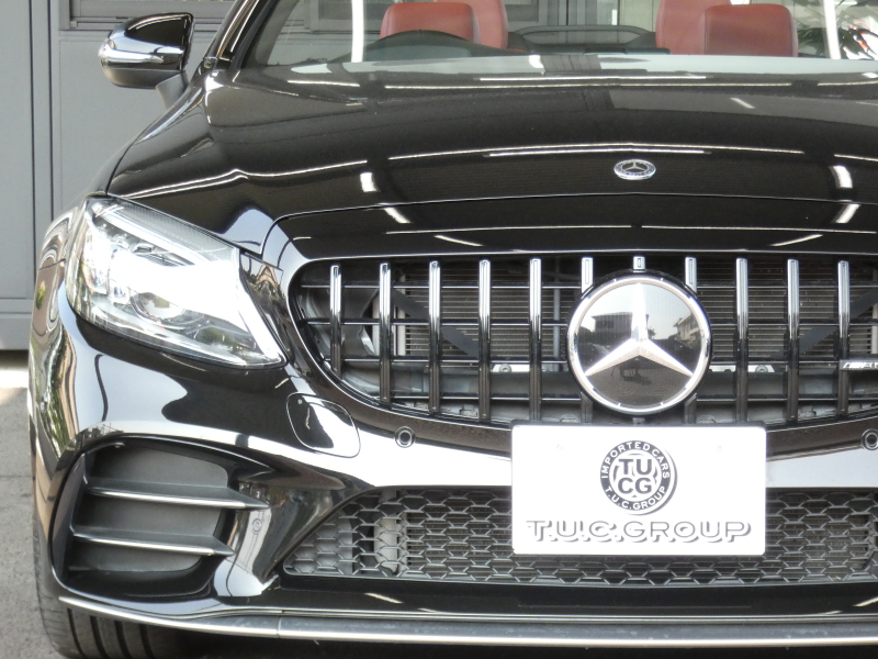 AMG Cクラス C43 4MATIC ｶﾌﾞﾘｵﾚ ﾚｰﾀﾞｰｾｰﾌﾃｨPKG　後期 390ps meｺﾈｸﾄ 社外ｴｸﾞｿﾞｰｽﾄ 赤本革 赤幌 HDDﾅﾋﾞ 地ﾃﾞｼﾞ Appleｶｰﾌﾟﾚｲ ﾍｯﾄﾞｱｯﾌﾟD Burmester ﾏﾙﾁﾋﾞｰﾑLEDﾍｯﾄﾞﾗｲﾄ ｱﾝﾋﾞｴﾝﾄｴｱｱｳﾄﾚｯﾄ　2年保証付