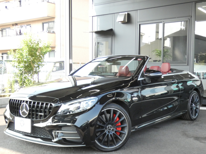 AMG Cクラス C43 4MATIC ｶﾌﾞﾘｵﾚ ﾚｰﾀﾞｰｾｰﾌﾃｨPKG　後期 390ps meｺﾈｸﾄ 社外ｴｸﾞｿﾞｰｽﾄ 赤本革 赤幌 HDDﾅﾋﾞ 地ﾃﾞｼﾞ Appleｶｰﾌﾟﾚｲ ﾍｯﾄﾞｱｯﾌﾟD Burmester ﾏﾙﾁﾋﾞｰﾑLEDﾍｯﾄﾞﾗｲﾄ ｱﾝﾋﾞｴﾝﾄｴｱｱｳﾄﾚｯﾄ　2年保証付