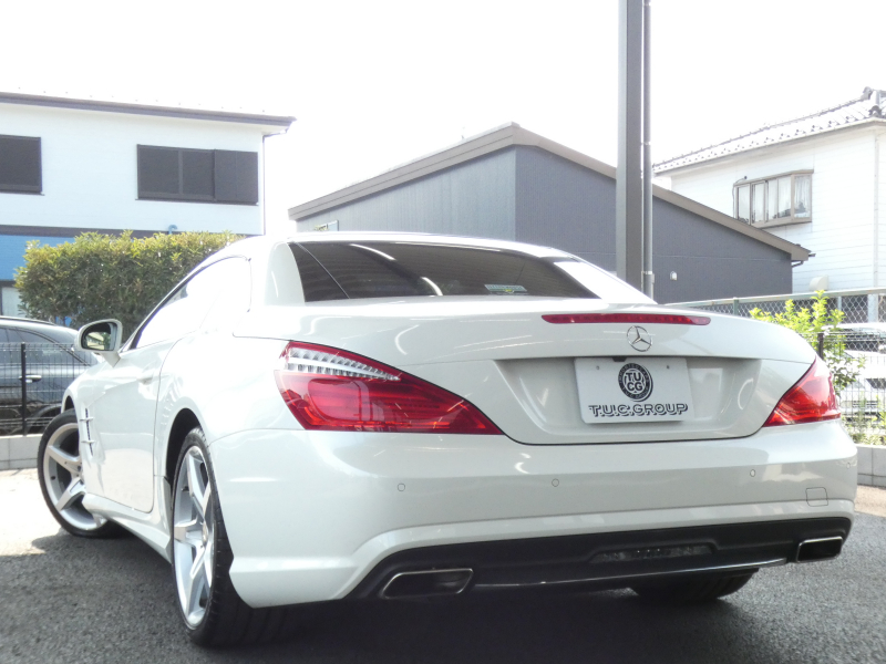 メルセデスベンツ SLクラス SL350  BL-EF AMGｽﾎﾟｰﾂ&ﾚｰﾀﾞｰｾｰﾌﾃｨPKG　ﾏｼﾞｯｸｽｶｲﾙｰﾌ AMGｴｱﾛ&19AW ﾊﾟﾅﾒﾘｶｰﾅｸﾞﾘﾙ ｷｰﾚｽｺﾞｰ 黒本革ｼｰﾄ HDDﾅﾋﾞ 地ﾃﾞｼﾞ Bｶﾒﾗ ﾊﾟｰｸﾄﾛﾆｯｸ ﾄﾞﾗﾚｺ ｵｰﾄﾄﾗﾝｸ ﾏﾙﾁｶﾗｰｱﾝﾋﾞｴﾝﾄ　2年保証付