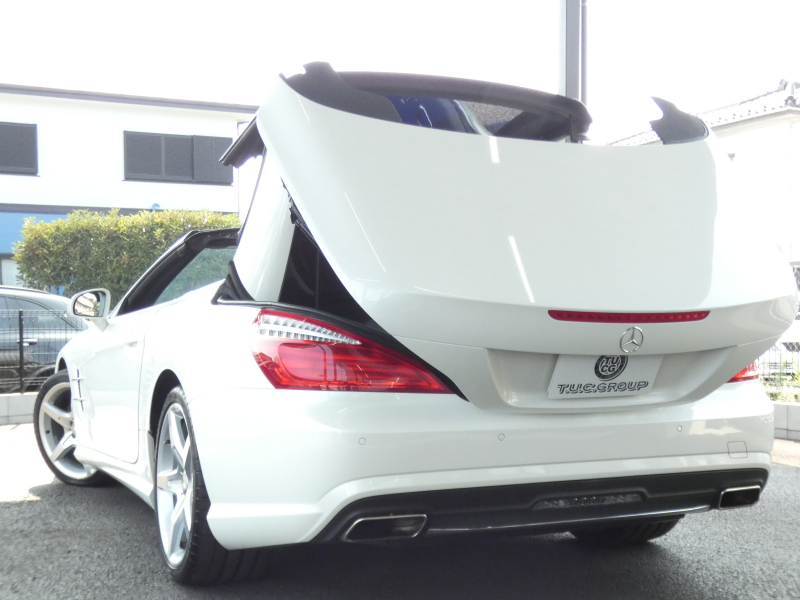 メルセデスベンツ SLクラス SL350  BL-EF AMGｽﾎﾟｰﾂ&ﾚｰﾀﾞｰｾｰﾌﾃｨPKG　ﾏｼﾞｯｸｽｶｲﾙｰﾌ AMGｴｱﾛ&19AW ﾊﾟﾅﾒﾘｶｰﾅｸﾞﾘﾙ ｷｰﾚｽｺﾞｰ 黒本革ｼｰﾄ HDDﾅﾋﾞ 地ﾃﾞｼﾞ Bｶﾒﾗ ﾊﾟｰｸﾄﾛﾆｯｸ ﾄﾞﾗﾚｺ ｵｰﾄﾄﾗﾝｸ ﾏﾙﾁｶﾗｰｱﾝﾋﾞｴﾝﾄ　2年保証付