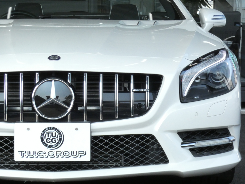 メルセデスベンツ SLクラス SL350  BL-EF AMGｽﾎﾟｰﾂ&ﾚｰﾀﾞｰｾｰﾌﾃｨPKG　ﾏｼﾞｯｸｽｶｲﾙｰﾌ AMGｴｱﾛ&19AW ﾊﾟﾅﾒﾘｶｰﾅｸﾞﾘﾙ ｷｰﾚｽｺﾞｰ 黒本革ｼｰﾄ HDDﾅﾋﾞ 地ﾃﾞｼﾞ Bｶﾒﾗ ﾊﾟｰｸﾄﾛﾆｯｸ ﾄﾞﾗﾚｺ ｵｰﾄﾄﾗﾝｸ ﾏﾙﾁｶﾗｰｱﾝﾋﾞｴﾝﾄ　2年保証付