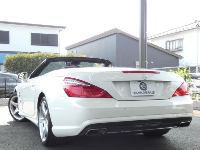 メルセデスベンツ SLクラス SL350  BL-EF AMGｽﾎﾟｰﾂ&ﾚｰﾀﾞｰｾｰﾌﾃｨPKG　ﾏｼﾞｯｸｽｶｲﾙｰﾌ AMGｴｱﾛ&19AW ﾊﾟﾅﾒﾘｶｰﾅｸﾞﾘﾙ ｷｰﾚｽｺﾞｰ 黒本革ｼｰﾄ HDDﾅﾋﾞ 地ﾃﾞｼﾞ Bｶﾒﾗ ﾊﾟｰｸﾄﾛﾆｯｸ ﾄﾞﾗﾚｺ ｵｰﾄﾄﾗﾝｸ ﾏﾙﾁｶﾗｰｱﾝﾋﾞｴﾝﾄ　2年保証付