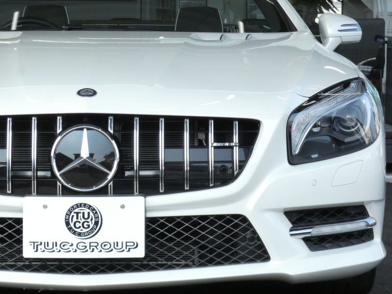 メルセデスベンツ SLクラス SL350  BL-EF AMGｽﾎﾟｰﾂ&ﾚｰﾀﾞｰｾｰﾌﾃｨPKG　ﾏｼﾞｯｸｽｶｲﾙｰﾌ AMGｴｱﾛ&19AW ﾊﾟﾅﾒﾘｶｰﾅｸﾞﾘﾙ ｷｰﾚｽｺﾞｰ 黒本革ｼｰﾄ HDDﾅﾋﾞ 地ﾃﾞｼﾞ Bｶﾒﾗ ﾊﾟｰｸﾄﾛﾆｯｸ ﾄﾞﾗﾚｺ ｵｰﾄﾄﾗﾝｸ ﾏﾙﾁｶﾗｰｱﾝﾋﾞｴﾝﾄ　2年保証付