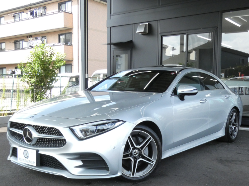 メルセデスベンツ CLS CLS220d ｽﾎﾟｰﾂ ｴｸｽｸﾙｰｼﾌﾞ&ﾚｰﾀﾞｰｾｰﾌﾃｨPKG　1ｵｰﾅｰ  meｺﾈｸﾄ AMGｴｱﾛ&19AW ﾅｯﾊﾟﾚｻﾞｰ/ﾍﾞﾝﾁﾚｰﾀｰ ｻﾝﾙｰﾌ ﾅﾋﾞTV Appleｶｰﾌﾟﾚｲ 360度ｶﾒﾗ Burmester ﾍｯﾄﾞｱｯﾌﾟD ｴｱﾊﾞﾗﾝｽPKG 自動ﾄﾗﾝｸ LEDﾗｲﾄ　2年保証付