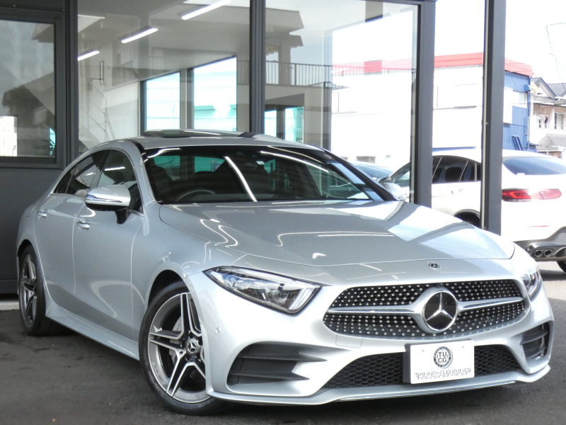 メルセデスベンツ CLS CLS220d ｽﾎﾟｰﾂ ｴｸｽｸﾙｰｼﾌﾞ&ﾚｰﾀﾞｰｾｰﾌﾃｨPKG　1ｵｰﾅｰ  meｺﾈｸﾄ AMGｴｱﾛ&19AW ﾅｯﾊﾟﾚｻﾞｰ/ﾍﾞﾝﾁﾚｰﾀｰ ｻﾝﾙｰﾌ ﾅﾋﾞTV Appleｶｰﾌﾟﾚｲ 360度ｶﾒﾗ Burmester ﾍｯﾄﾞｱｯﾌﾟD ｴｱﾊﾞﾗﾝｽPKG 自動ﾄﾗﾝｸ LEDﾗｲﾄ　2年保証付