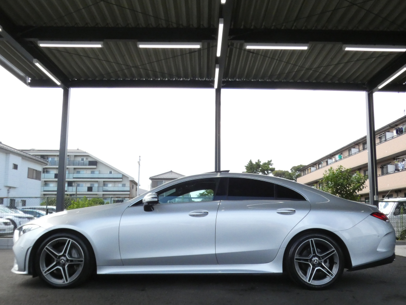 メルセデスベンツ CLS CLS220d ｽﾎﾟｰﾂ ｴｸｽｸﾙｰｼﾌﾞ&ﾚｰﾀﾞｰｾｰﾌﾃｨPKG　1ｵｰﾅｰ  meｺﾈｸﾄ AMGｴｱﾛ&19AW ﾅｯﾊﾟﾚｻﾞｰ/ﾍﾞﾝﾁﾚｰﾀｰ ｻﾝﾙｰﾌ ﾅﾋﾞTV Appleｶｰﾌﾟﾚｲ 360度ｶﾒﾗ Burmester ﾍｯﾄﾞｱｯﾌﾟD ｴｱﾊﾞﾗﾝｽPKG 自動ﾄﾗﾝｸ LEDﾗｲﾄ　2年保証付
