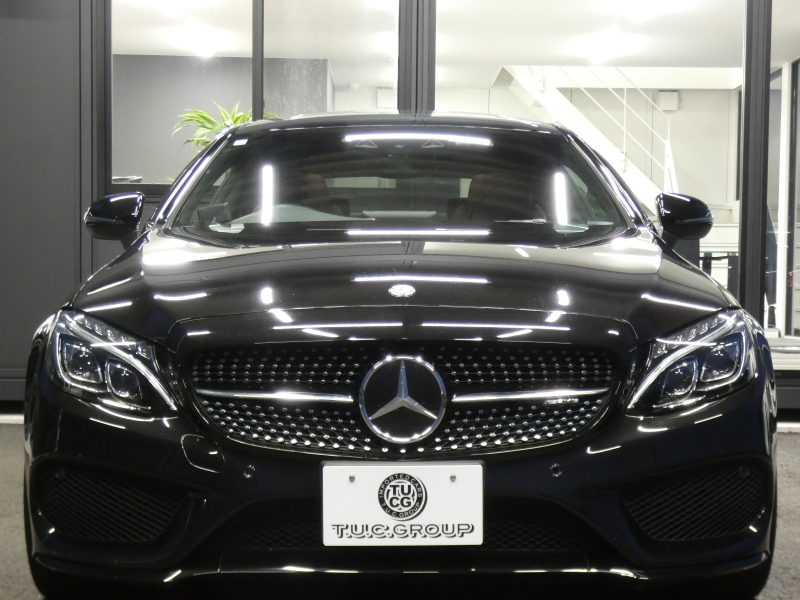 AMG Cクラス C43 4MATIC ｸｰﾍﾟ ﾚｰﾀﾞｰｾｰﾌﾃｨPKG　9速AT AMGｴｱﾛ&19ｲﾝﾁｱﾙﾐ 赤本革 ﾊﾟﾉﾗﾏSR HDDﾅﾋﾞ 地ﾃﾞｼﾞ ﾊﾞｯｸｶﾒﾗ Burmester ﾊﾟﾌｭｰﾑｱﾄﾏｲｻﾞｰ ﾍｯﾄﾞｱｯﾌﾟD 純正ﾄﾞﾗﾚｺ LEDﾍｯﾄﾞﾗｲﾄ/ｱﾀﾞﾌﾟﾃｨﾌﾞHB　2年保証付