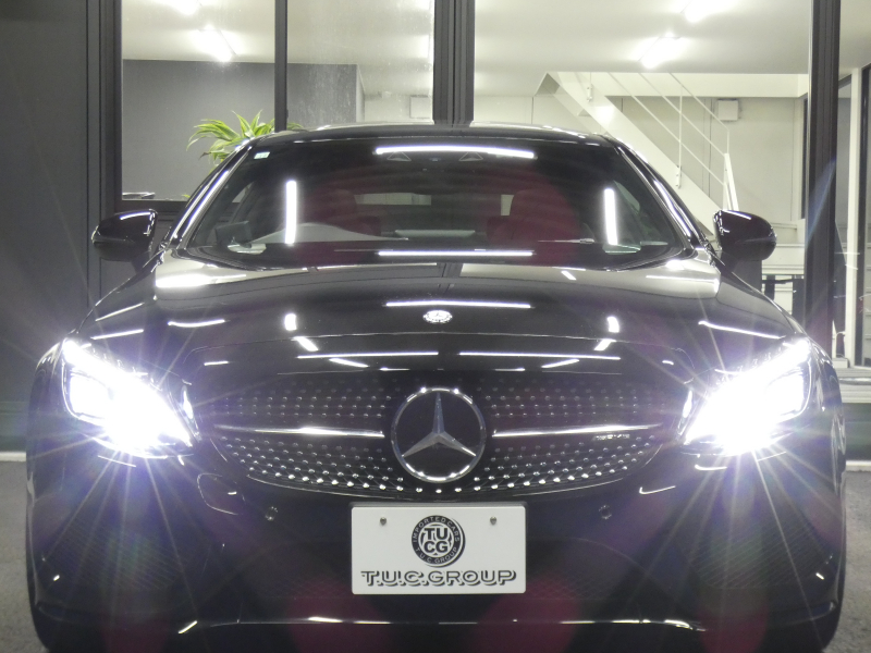 AMG Cクラス C43 4MATIC ｸｰﾍﾟ ﾚｰﾀﾞｰｾｰﾌﾃｨPKG　9速AT AMGｴｱﾛ&19ｲﾝﾁｱﾙﾐ 赤本革 ﾊﾟﾉﾗﾏSR HDDﾅﾋﾞ 地ﾃﾞｼﾞ ﾊﾞｯｸｶﾒﾗ Burmester ﾊﾟﾌｭｰﾑｱﾄﾏｲｻﾞｰ ﾍｯﾄﾞｱｯﾌﾟD 純正ﾄﾞﾗﾚｺ LEDﾍｯﾄﾞﾗｲﾄ/ｱﾀﾞﾌﾟﾃｨﾌﾞHB　2年保証付