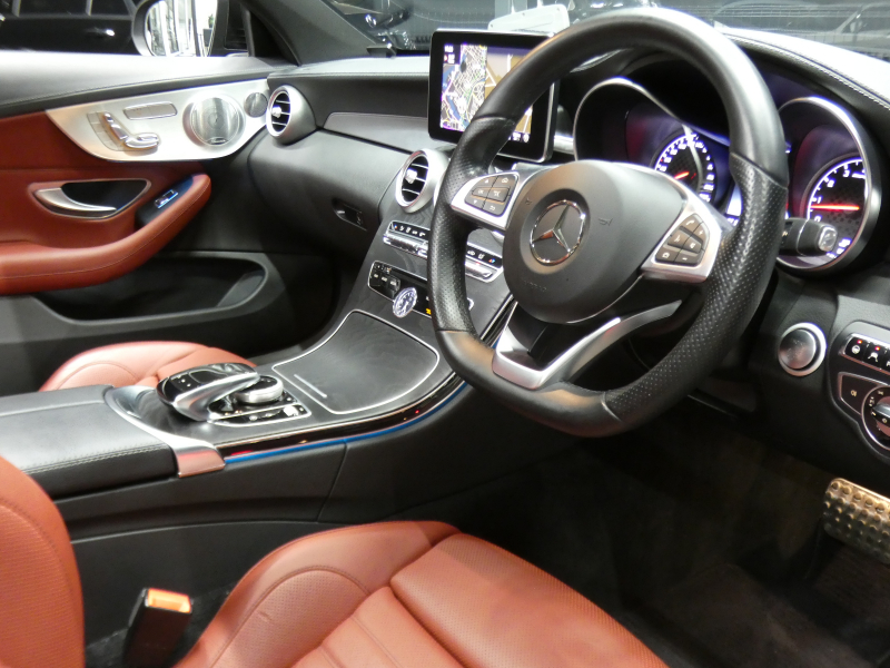 AMG Cクラス C43 4MATIC ｸｰﾍﾟ ﾚｰﾀﾞｰｾｰﾌﾃｨPKG　9速AT AMGｴｱﾛ&19ｲﾝﾁｱﾙﾐ 赤本革 ﾊﾟﾉﾗﾏSR HDDﾅﾋﾞ 地ﾃﾞｼﾞ ﾊﾞｯｸｶﾒﾗ Burmester ﾊﾟﾌｭｰﾑｱﾄﾏｲｻﾞｰ ﾍｯﾄﾞｱｯﾌﾟD 純正ﾄﾞﾗﾚｺ LEDﾍｯﾄﾞﾗｲﾄ/ｱﾀﾞﾌﾟﾃｨﾌﾞHB　2年保証付