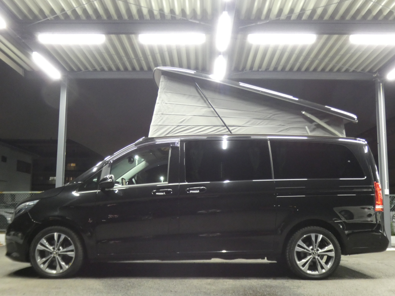 メルセデスベンツ Vクラス V220d ﾏﾙｺﾎﾟｰﾛﾎﾗｲｿﾞﾝ ﾚｰﾀﾞｰｾｰﾌﾃｨPKG　ﾎﾟｯﾌﾟｱｯﾌﾟﾙｰﾌ 最大5名就寝可能 回転式ｼｰﾄ 黒本革/ﾋｰﾀｰ HDDﾅﾋﾞ 地ﾃﾞｼﾞ 360度ｶﾒﾗ 純正ﾄﾞﾗﾚｺ 両側ﾊﾟﾜｰｽﾗｲﾄﾞﾄﾞｱ LEDﾗｲﾄ/ｵｰﾄHB　2年保証付