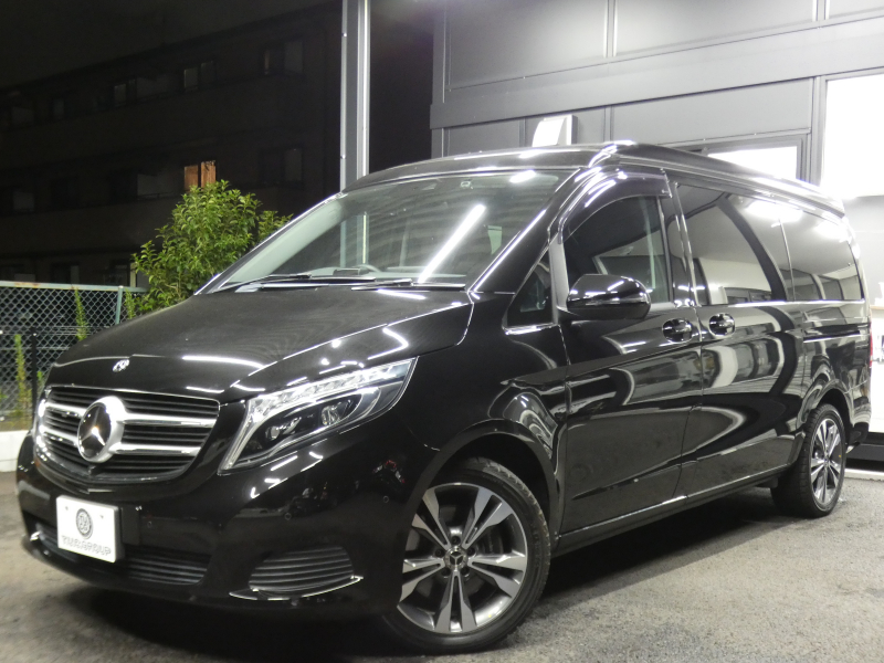 メルセデスベンツ Vクラス V220d ﾏﾙｺﾎﾟｰﾛﾎﾗｲｿﾞﾝ ﾚｰﾀﾞｰｾｰﾌﾃｨPKG　ﾎﾟｯﾌﾟｱｯﾌﾟﾙｰﾌ 最大5名就寝可能 回転式ｼｰﾄ 黒本革/ﾋｰﾀｰ HDDﾅﾋﾞ 地ﾃﾞｼﾞ 360度ｶﾒﾗ 純正ﾄﾞﾗﾚｺ 両側ﾊﾟﾜｰｽﾗｲﾄﾞﾄﾞｱ LEDﾗｲﾄ/ｵｰﾄHB　2年保証付