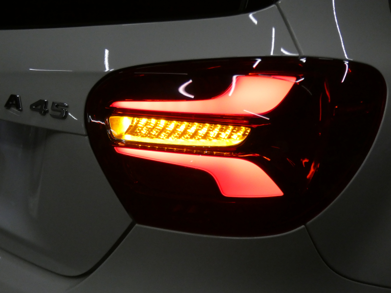 AMG Aクラス A45 4MATIC ﾚｰﾀﾞｰｾｰﾌﾃｨPKG　後期 381ps AMGﾊﾟﾌｫｰﾏﾝｽEX AMGｴｱﾛ&18AW ｷｰﾚｽｺﾞｰ 黒本革ｼｰﾄ/ﾋｰﾀｰ ﾅﾋﾞTV Aｶｰﾌﾟﾚｲ Bｶﾒﾗ ﾀﾞｲﾅﾐｯｸｾﾚｸﾄ LEDﾗｲﾄ ｱﾀﾞﾌﾟﾃｨﾌﾞHB ﾊﾟﾄﾞﾙｼﾌﾄ　2年保証付