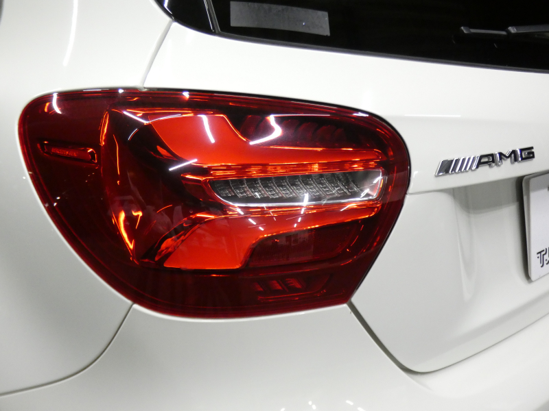 AMG Aクラス A45 4MATIC ﾚｰﾀﾞｰｾｰﾌﾃｨPKG　後期 381ps AMGﾊﾟﾌｫｰﾏﾝｽEX AMGｴｱﾛ&18AW ｷｰﾚｽｺﾞｰ 黒本革ｼｰﾄ/ﾋｰﾀｰ ﾅﾋﾞTV Aｶｰﾌﾟﾚｲ Bｶﾒﾗ ﾀﾞｲﾅﾐｯｸｾﾚｸﾄ LEDﾗｲﾄ ｱﾀﾞﾌﾟﾃｨﾌﾞHB ﾊﾟﾄﾞﾙｼﾌﾄ　2年保証付