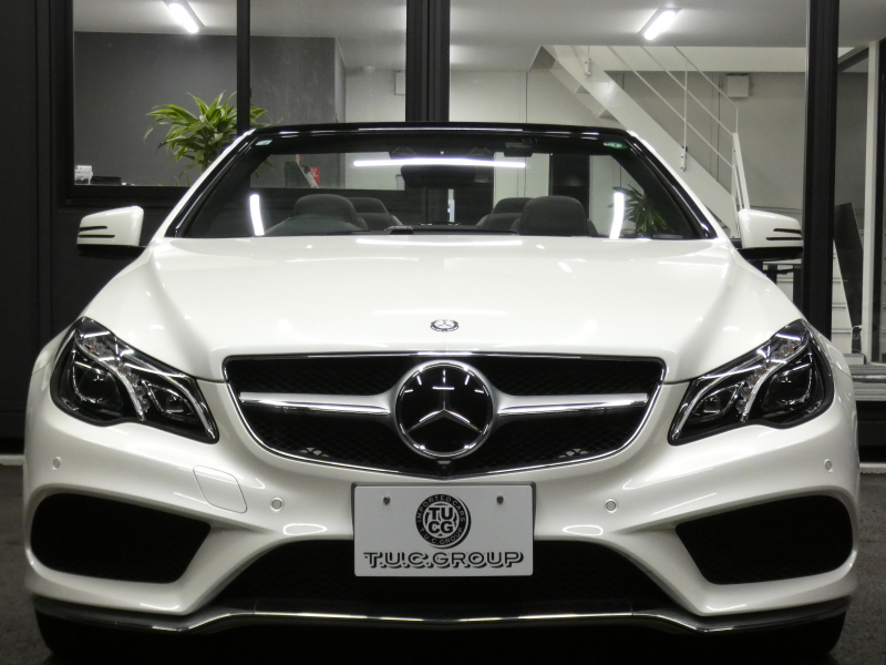 メルセデスベンツ Eクラス E250 ｶﾌﾞﾘｵﾚ AMGｽﾎﾟｰﾂ&ﾚｰﾀﾞｰｾｰﾌﾃｨPKG　後期 ﾌﾞﾗｯｸｿﾌﾄﾄｯﾌﾟ AMGｴｱﾛ&18AW ｷｰﾚｽｺﾞｰ 黒本革/ﾋｰﾀｰ/ﾏﾙﾁｺﾝﾄﾛｰﾙｼｰﾄB ﾅﾋﾞ 地ﾃﾞｼﾞ 360度ｶﾒﾗ ﾄﾞﾗﾚｺ LEDﾍｯﾄﾞﾗｲﾄ/自動ﾊｲﾋﾞｰﾑ　2年保証付