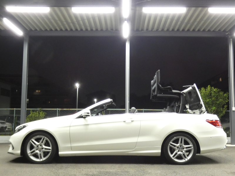 メルセデスベンツ Eクラス E250 ｶﾌﾞﾘｵﾚ AMGｽﾎﾟｰﾂ&ﾚｰﾀﾞｰｾｰﾌﾃｨPKG　後期 ﾌﾞﾗｯｸｿﾌﾄﾄｯﾌﾟ AMGｴｱﾛ&18AW ｷｰﾚｽｺﾞｰ 黒本革/ﾋｰﾀｰ/ﾏﾙﾁｺﾝﾄﾛｰﾙｼｰﾄB ﾅﾋﾞ 地ﾃﾞｼﾞ 360度ｶﾒﾗ ﾄﾞﾗﾚｺ LEDﾍｯﾄﾞﾗｲﾄ/自動ﾊｲﾋﾞｰﾑ　2年保証付