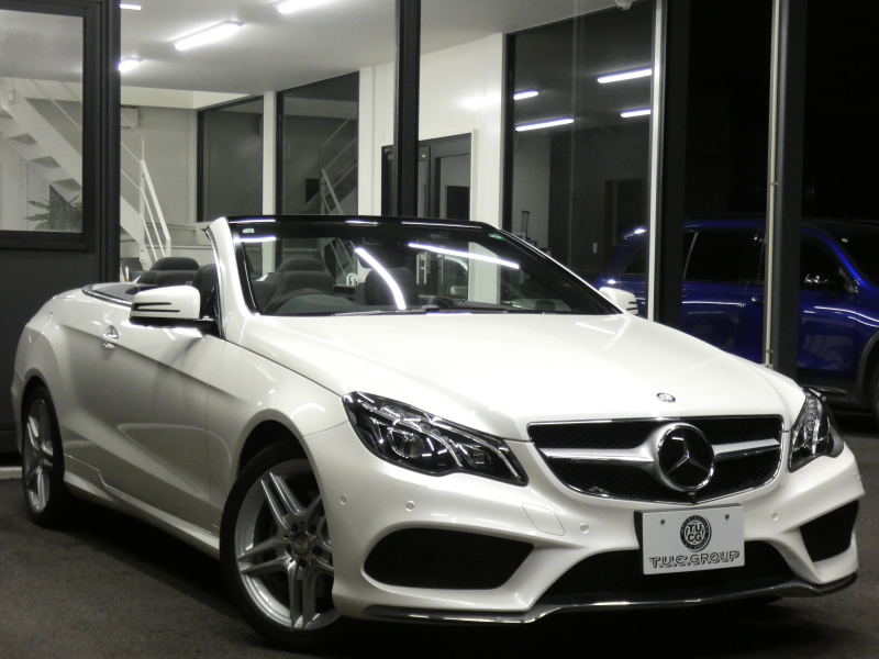 メルセデスベンツ Eクラス E250 ｶﾌﾞﾘｵﾚ AMGｽﾎﾟｰﾂ&ﾚｰﾀﾞｰｾｰﾌﾃｨPKG　後期 ﾌﾞﾗｯｸｿﾌﾄﾄｯﾌﾟ AMGｴｱﾛ&18AW ｷｰﾚｽｺﾞｰ 黒本革/ﾋｰﾀｰ/ﾏﾙﾁｺﾝﾄﾛｰﾙｼｰﾄB ﾅﾋﾞ 地ﾃﾞｼﾞ 360度ｶﾒﾗ ﾄﾞﾗﾚｺ LEDﾍｯﾄﾞﾗｲﾄ/自動ﾊｲﾋﾞｰﾑ　2年保証付