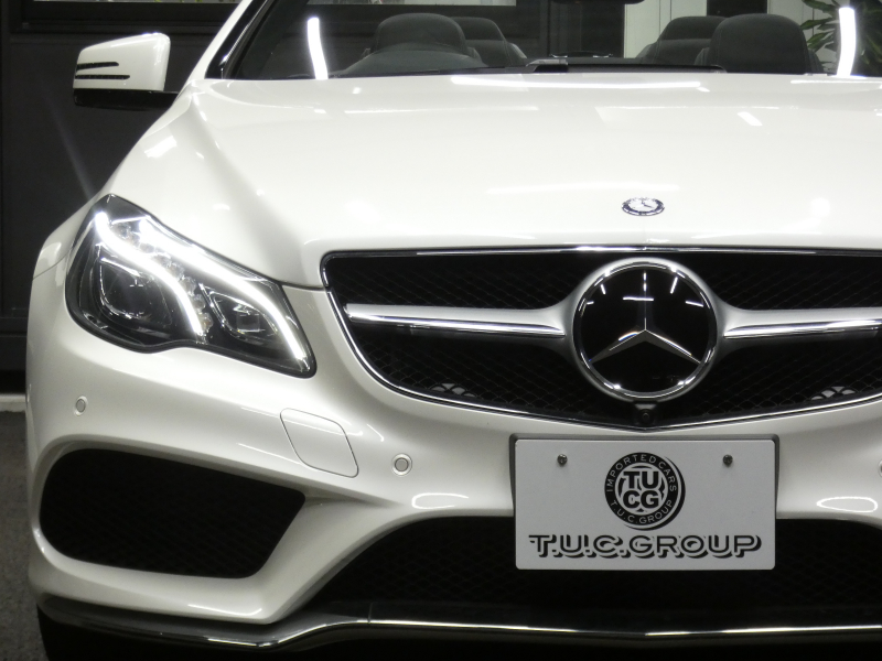 メルセデスベンツ Eクラス E250 ｶﾌﾞﾘｵﾚ AMGｽﾎﾟｰﾂ&ﾚｰﾀﾞｰｾｰﾌﾃｨPKG　後期 ﾌﾞﾗｯｸｿﾌﾄﾄｯﾌﾟ AMGｴｱﾛ&18AW ｷｰﾚｽｺﾞｰ 黒本革/ﾋｰﾀｰ/ﾏﾙﾁｺﾝﾄﾛｰﾙｼｰﾄB ﾅﾋﾞ 地ﾃﾞｼﾞ 360度ｶﾒﾗ ﾄﾞﾗﾚｺ LEDﾍｯﾄﾞﾗｲﾄ/自動ﾊｲﾋﾞｰﾑ　2年保証付