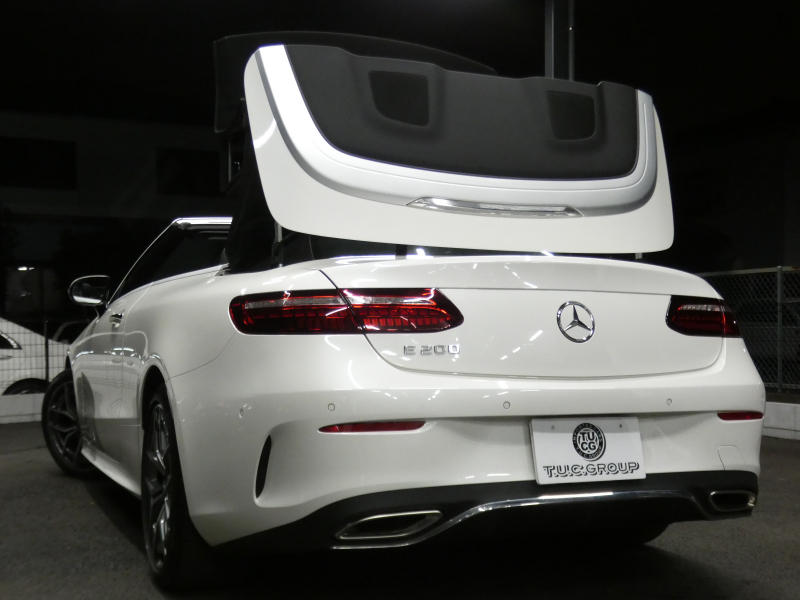 メルセデスベンツ Eクラス E200 ｶﾌﾞﾘｵﾚ ｽﾎﾟｰﾂ ﾚｻﾞｰ&ﾚｰﾀﾞｰｾｰﾌﾃｨPKG　後期 1ｵｰﾅｰ BSG搭載 meｺﾈｸﾄ AMGｴｱﾛ&19AW ﾌﾞﾗｯｸ幌 ﾌﾞﾗｯｸ革 ﾋｰﾀｰ&ｴｱｽｶｰﾌ MBUXﾅﾋﾞ 地ﾃﾞｼﾞ Aｶｰﾌﾟﾚｲ 360ｶﾒﾗ ﾄﾞﾗﾚｺ ﾍｯﾄﾞｱｯﾌﾟD Burmester ｴｱﾊﾞﾗﾝｽPKG　2年保証付