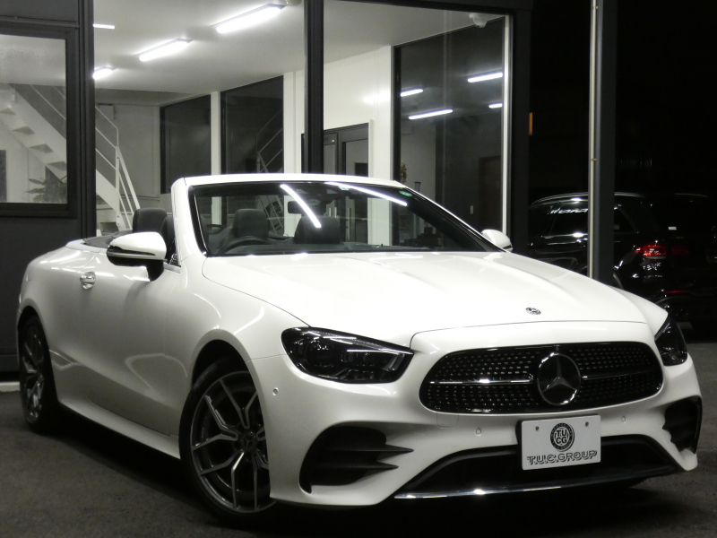 メルセデスベンツ Eクラス E200 ｶﾌﾞﾘｵﾚ ｽﾎﾟｰﾂ ﾚｻﾞｰ&ﾚｰﾀﾞｰｾｰﾌﾃｨPKG　後期 1ｵｰﾅｰ BSG搭載 meｺﾈｸﾄ AMGｴｱﾛ&19AW ﾌﾞﾗｯｸ幌 ﾌﾞﾗｯｸ革 ﾋｰﾀｰ&ｴｱｽｶｰﾌ MBUXﾅﾋﾞ 地ﾃﾞｼﾞ Aｶｰﾌﾟﾚｲ 360ｶﾒﾗ ﾄﾞﾗﾚｺ ﾍｯﾄﾞｱｯﾌﾟD Burmester ｴｱﾊﾞﾗﾝｽPKG　2年保証付