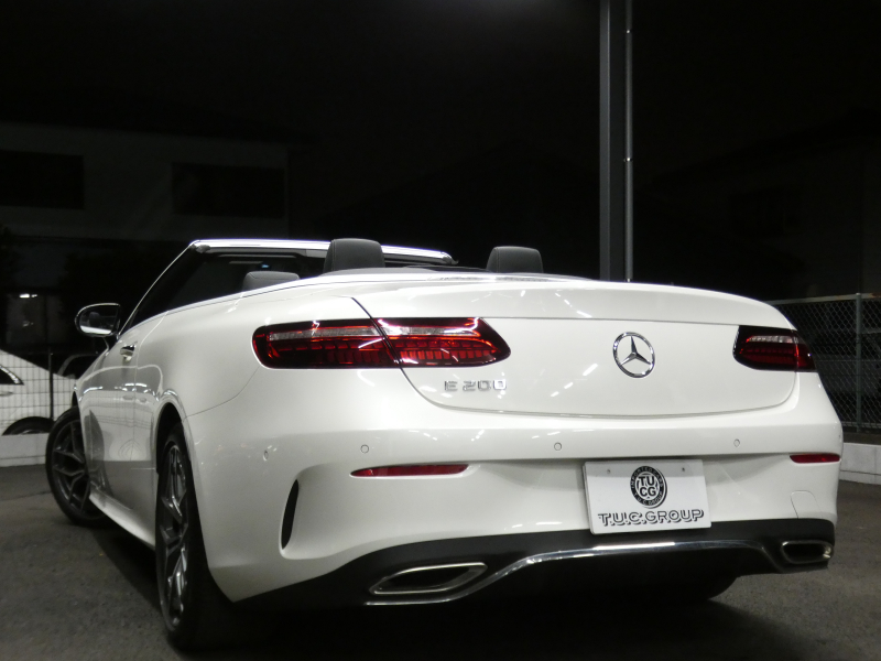 メルセデスベンツ Eクラス E200 ｶﾌﾞﾘｵﾚ ｽﾎﾟｰﾂ ﾚｻﾞｰ&ﾚｰﾀﾞｰｾｰﾌﾃｨPKG　後期 1ｵｰﾅｰ BSG搭載 meｺﾈｸﾄ AMGｴｱﾛ&19AW ﾌﾞﾗｯｸ幌 ﾌﾞﾗｯｸ革 ﾋｰﾀｰ&ｴｱｽｶｰﾌ MBUXﾅﾋﾞ 地ﾃﾞｼﾞ Aｶｰﾌﾟﾚｲ 360ｶﾒﾗ ﾄﾞﾗﾚｺ ﾍｯﾄﾞｱｯﾌﾟD Burmester ｴｱﾊﾞﾗﾝｽPKG　2年保証付