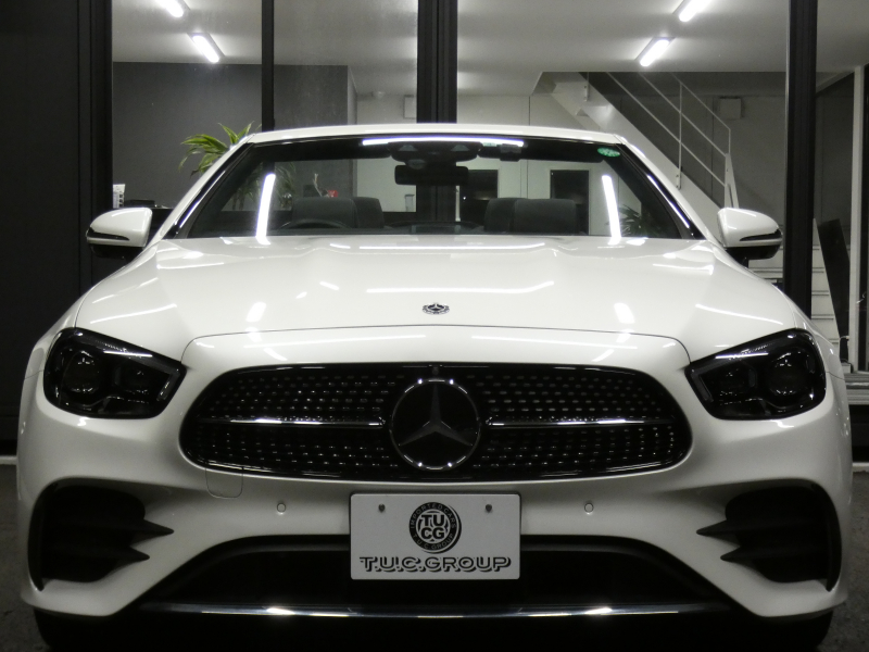 メルセデスベンツ Eクラス E200 ｶﾌﾞﾘｵﾚ ｽﾎﾟｰﾂ ﾚｻﾞｰ&ﾚｰﾀﾞｰｾｰﾌﾃｨPKG　後期 1ｵｰﾅｰ BSG搭載 meｺﾈｸﾄ AMGｴｱﾛ&19AW ﾌﾞﾗｯｸ幌 ﾌﾞﾗｯｸ革 ﾋｰﾀｰ&ｴｱｽｶｰﾌ MBUXﾅﾋﾞ 地ﾃﾞｼﾞ Aｶｰﾌﾟﾚｲ 360ｶﾒﾗ ﾄﾞﾗﾚｺ ﾍｯﾄﾞｱｯﾌﾟD Burmester ｴｱﾊﾞﾗﾝｽPKG　2年保証付