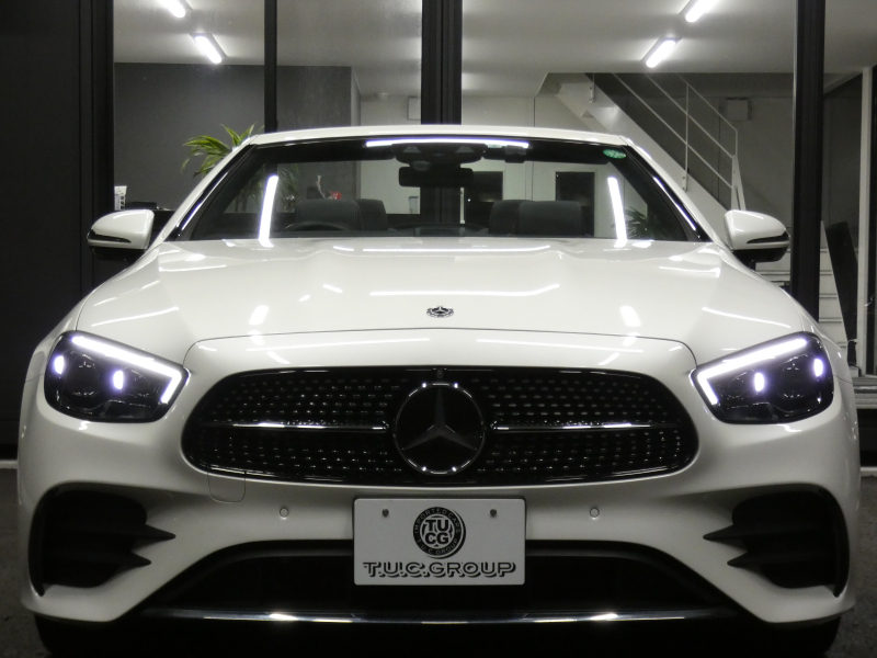 メルセデスベンツ Eクラス E200 ｶﾌﾞﾘｵﾚ ｽﾎﾟｰﾂ ﾚｻﾞｰ&ﾚｰﾀﾞｰｾｰﾌﾃｨPKG　後期 1ｵｰﾅｰ BSG搭載 meｺﾈｸﾄ AMGｴｱﾛ&19AW ﾌﾞﾗｯｸ幌 ﾌﾞﾗｯｸ革 ﾋｰﾀｰ&ｴｱｽｶｰﾌ MBUXﾅﾋﾞ 地ﾃﾞｼﾞ Aｶｰﾌﾟﾚｲ 360ｶﾒﾗ ﾄﾞﾗﾚｺ ﾍｯﾄﾞｱｯﾌﾟD Burmester ｴｱﾊﾞﾗﾝｽPKG　2年保証付