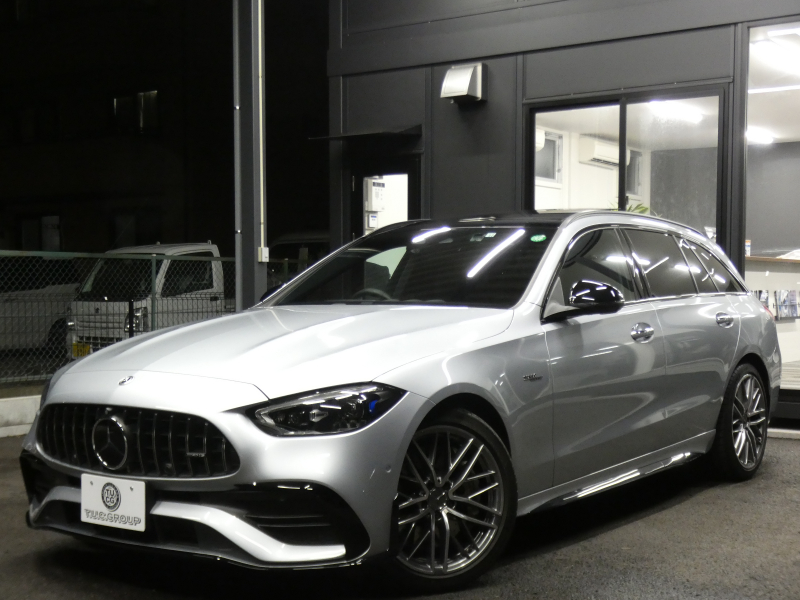 AMG Cクラス C43 4MATIC ｽﾃｰｼｮﾝﾜｺﾞﾝ AMGﾅｲﾄ&ﾚｰﾀﾞｰｾｰﾌﾃｨPKG　BSG搭載 現行型 AMGｴｱﾛ&19AW ﾊﾟﾌｫｰﾏﾝｽｻｳﾝﾄﾞ ﾘｱｱｸｽﾙｽﾃｱﾘﾝｸﾞ 赤黒革ｼｰﾄ/ﾋｰﾀｰ/ﾍﾞﾝﾁﾚｰﾀｰ ﾊﾟﾉﾗﾏSR MBUXﾅﾋﾞ 地ﾃﾞｼﾞ 360ｶﾒﾗ Burmester HUD DIGITALﾗｲﾄ　2年保証付