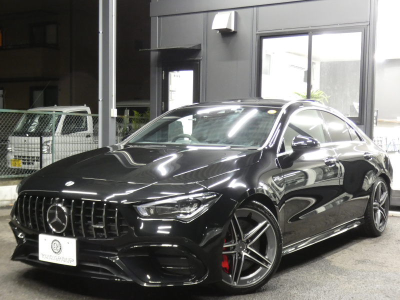 AMG CLAクラス CLA45 S 4MATIC+ AMGパフォーマンス&AMGアドバンスド&レーダーセーフティPKG 421ps AMGパフォーマンスシート&ステアリング&エグゾースト 灰黒革/ベンチレーター パノラマSR MBUXナビ 地デジ 360度カメラ Burmester ヘッドアップD ドラレコ LEDヘッドライト 2年保証付