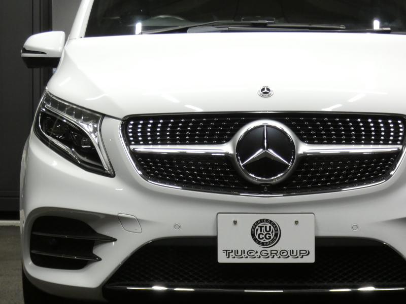 メルセデスベンツ Vクラス V220d ｱﾊﾞﾝｷﾞｬﾙﾄﾞ ﾛﾝｸﾞ AMGﾗｲﾝ ｴｸｽｸﾙｰｼﾌﾞｼｰﾄ&ﾚｰﾀﾞｰｾｰﾌﾃｨPKG　後期 9速AT 2,000ccE/G AMGｴｱﾛ&19AW 黒革ｼｰﾄ ﾊﾟﾉﾗﾏSR ｴｸｽｸﾙｰｼﾌﾞｼｰﾄ/ﾍﾞﾝﾁﾚｰﾀｰ/ﾏｯｻｰｼﾞ MBUXﾅﾋﾞTV 360度ｶﾒﾗ ﾘｱ左右ﾓﾆﾀｰ Burmester ﾊﾟﾜｰｽﾗｲﾄﾞﾄﾞｱ　2年保証付