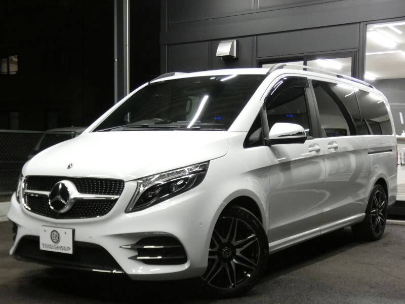 メルセデスベンツ Vクラス V220d ｱﾊﾞﾝｷﾞｬﾙﾄﾞ ﾛﾝｸﾞ AMGﾗｲﾝ ｴｸｽｸﾙｰｼﾌﾞｼｰﾄ&ﾚｰﾀﾞｰｾｰﾌﾃｨPKG　後期 9速AT 2,000ccE/G AMGｴｱﾛ&19AW 黒革ｼｰﾄ ﾊﾟﾉﾗﾏSR ｴｸｽｸﾙｰｼﾌﾞｼｰﾄ/ﾍﾞﾝﾁﾚｰﾀｰ/ﾏｯｻｰｼﾞ MBUXﾅﾋﾞTV 360度ｶﾒﾗ ﾘｱ左右ﾓﾆﾀｰ Burmester ﾊﾟﾜｰｽﾗｲﾄﾞﾄﾞｱ　2年保証付