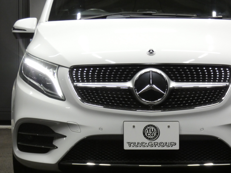 メルセデスベンツ Vクラス V220d ｱﾊﾞﾝｷﾞｬﾙﾄﾞ ﾛﾝｸﾞ AMGﾗｲﾝ ｴｸｽｸﾙｰｼﾌﾞｼｰﾄ&ﾚｰﾀﾞｰｾｰﾌﾃｨPKG　後期 9速AT 2,000ccE/G AMGｴｱﾛ&19AW 黒革ｼｰﾄ ﾊﾟﾉﾗﾏSR ｴｸｽｸﾙｰｼﾌﾞｼｰﾄ/ﾍﾞﾝﾁﾚｰﾀｰ/ﾏｯｻｰｼﾞ MBUXﾅﾋﾞTV 360度ｶﾒﾗ ﾘｱ左右ﾓﾆﾀｰ Burmester ﾊﾟﾜｰｽﾗｲﾄﾞﾄﾞｱ　2年保証付