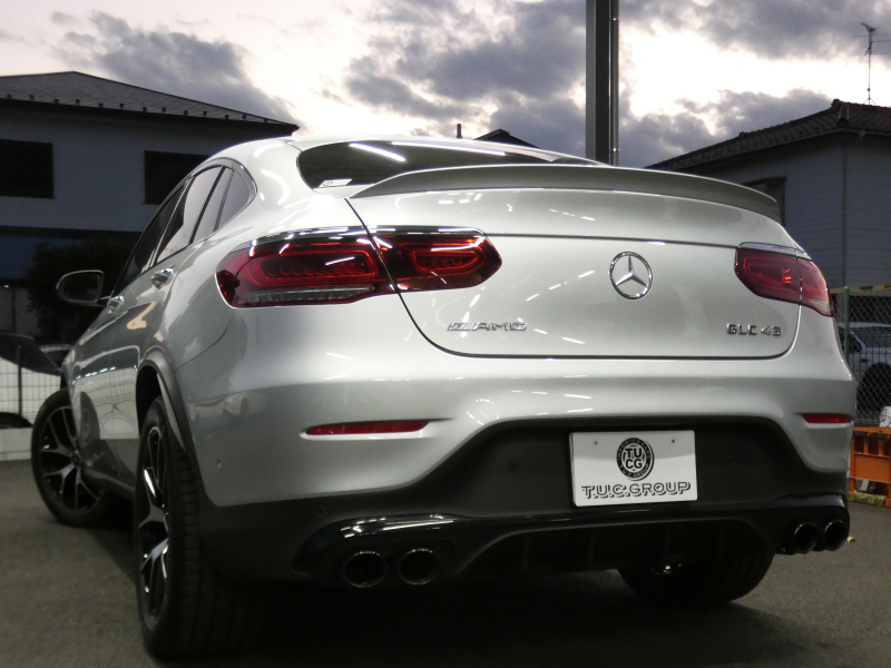 AMG GLCクーペ GLC43 4MATIC ｸｰﾍﾟ ﾚｻﾞｰｴｸｽｸﾙｰｼﾌﾞ&ﾚｰﾀﾞｰｾｰﾌﾃｨPKG　後期 390ps meｺﾈｸﾄ 黒革/ﾍﾞﾝﾁﾚｰﾀｰ ｻﾝﾙｰﾌ MBUXﾅﾋﾞ 地ﾃﾞｼﾞ 360ｶﾒﾗ ﾍｯﾄﾞｱｯﾌﾟD Burmester ｴｱﾊﾞﾗﾝｽPKG 前後ﾄﾞﾗﾚｺ LEDﾍｯﾄﾞﾗｲﾄ AMGｴｱﾛ/20ｲﾝﾁAW　2年保証付