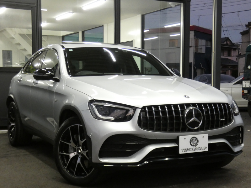 AMG GLCクーペ GLC43 4MATIC ｸｰﾍﾟ ﾚｻﾞｰｴｸｽｸﾙｰｼﾌﾞ&ﾚｰﾀﾞｰｾｰﾌﾃｨPKG　後期 390ps meｺﾈｸﾄ 黒革/ﾍﾞﾝﾁﾚｰﾀｰ ｻﾝﾙｰﾌ MBUXﾅﾋﾞ 地ﾃﾞｼﾞ 360ｶﾒﾗ ﾍｯﾄﾞｱｯﾌﾟD Burmester ｴｱﾊﾞﾗﾝｽPKG 前後ﾄﾞﾗﾚｺ LEDﾍｯﾄﾞﾗｲﾄ AMGｴｱﾛ/20ｲﾝﾁAW　2年保証付