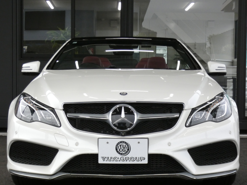 メルセデスベンツ Eクラス E250 ｶﾌﾞﾘｵﾚ AMGｽﾎﾟｰﾂ&ｺﾝﾌｫｰﾄ&ﾚｰﾀﾞｰｾｰﾌﾃｨPKG　後期 ﾀﾞｰｸﾚｯﾄﾞｿﾌﾄﾄｯﾌﾟ AMGｴｱﾛ&18AW ｷｰﾚｽｺﾞｰ 赤本革/ｴｱｽｶｰﾌ/ﾋｰﾀｰ/ﾏﾙﾁｺﾝﾄﾛｰﾙｼｰﾄB ﾅﾋﾞ 地ﾃﾞｼﾞ 360度ｶﾒﾗ ﾄﾞﾗﾚｺ LEDﾍｯﾄﾞﾗｲﾄ/自動ﾊｲﾋﾞｰﾑ　2年保証付